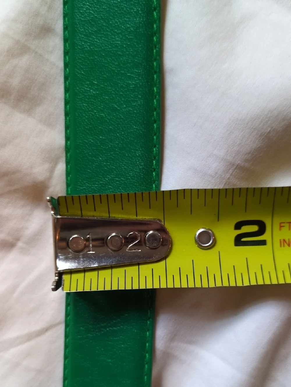 Liz Clairborne L Leather Belt Green